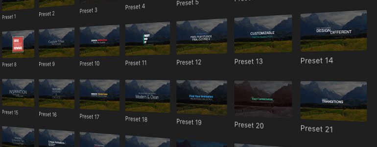 Final Cut Pro X plugin ProIntro Web Volume 7 from Pixel Film Studios