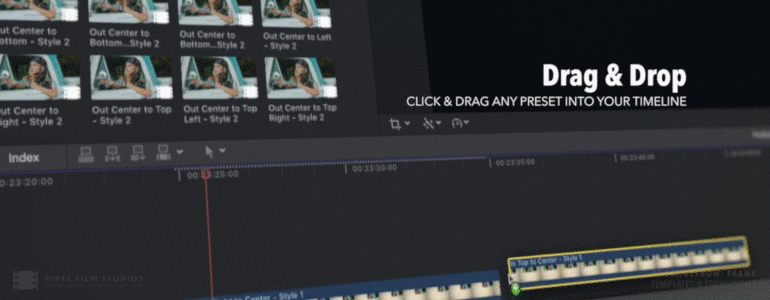Final Cut Pro X Plugin ProSlideshow Frame