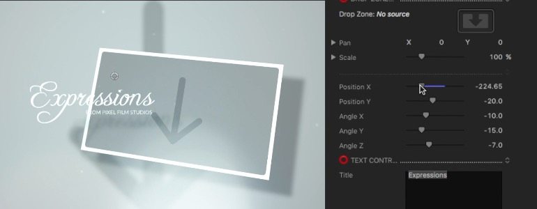 Final Cut Pro X theme Expressions from Pixel Film Studios