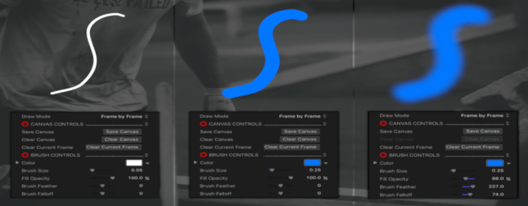 fcpx brush glow crack