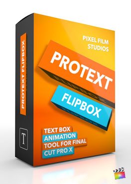 Final Cut Pro X Plugin ProText FlipBox from Pixel Film Studios