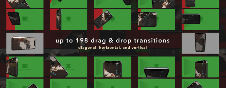Final Cut Pro X Transitions TransPhone X from Pixel Film Studios