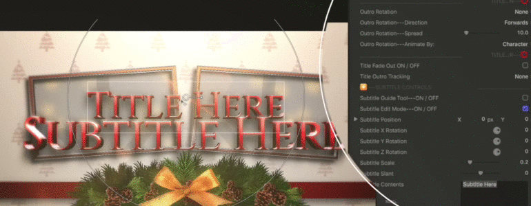 Holiday Theme for FCPX - Pixel Film Studios