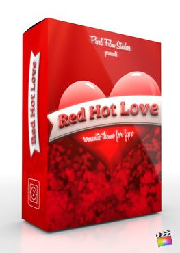 Final Cut Pro X Theme Red Hot Love from Pixel Film Studios