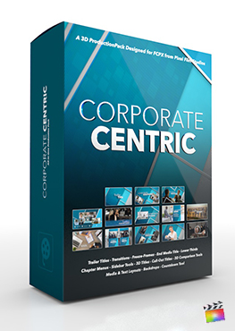 Final Cut Pro X Plugin Corporate Centric 3D Production Package from Pixel Film Studios