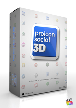 Final Cut Pro X Plugin ProIcon Social 3D from Pixel Film Studios