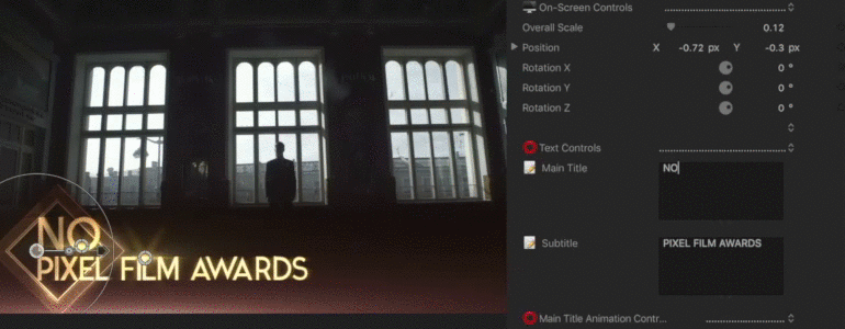 Final Cut Pro X Plugin Pro3rd Awards from Pixel Film Studios