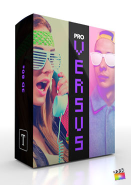 Final Cut Pro X Plugin ProVersus 3D 80s from Pixel Film Studios