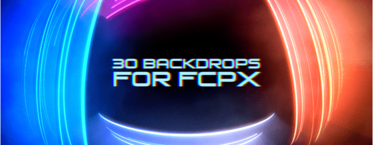 Electric Nightlife Backdrops for FCPX