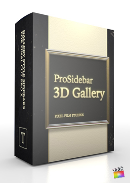 Final Cut Pro X Plugin ProSidebar 3D Gallery from Pixel Film Studios