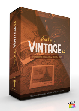 Final Cut Pro X Plugin ProIntro Vintage Volume 2 from Pixel Film Studios