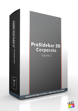 Final Cut Pro X Plugin ProSidebar 3D Corporate Volume 2 from Pixel Film Studios