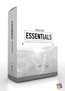 Final Cut Pro X Plugin ProDicator Essentials from Pixel Film Studios