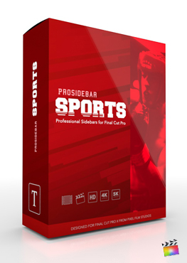 Final Cut Pro X Plugin ProSidebar Sports from Pixel Film Studios