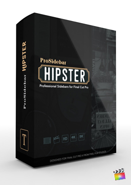 Final Cut Pro X Plugin ProSidebar Hipster from Pixel Film Studios