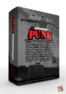 Final Cut Pro X Plugin ProParagraph Punk