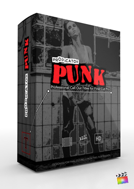 ProDicator Punk - Professional Call Out Titles for Final Cut Pro - Pixel Film Studios