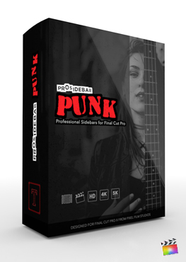 Final Cut Pro Plugin - ProSidebar Punk from Pixel Film Studios