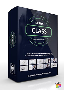 Final Cut Pro X Plugin's Extra Class Production Package from Pixel Film Studios