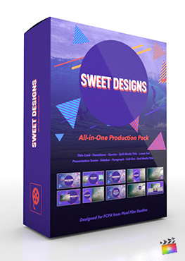 Final Cut Pro X Plugin's Sweet Designs Production Package from Pixel Film Studios