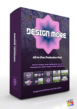 Final Cut Pro X Plugin's Design More Production Package from Pixel Film Studios