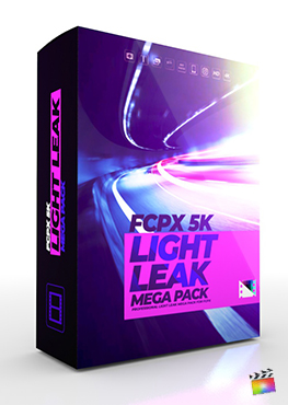 Final Cut Pro X Plugin FCPX 5K Light Leak Mega Pack from Pixel Film Studios