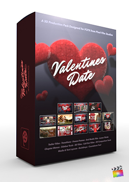 Final Cut Pro X Plugin (Valentines Date 3D Production Package from Pixel Film Studios
