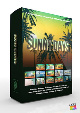 Final Cut Pro X Plugin Sunny Days 3D Production Package from Pixel Film Studios