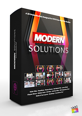 Final Cut Pro X Plugin Modern Solutions 3D Production Package from Pixel Film Studios