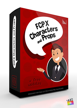 Final Cut Pro X Plugin FCPX FCPX Characters and Props from Pixel Film Studios