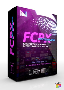 Final Cut Pro X Plugin FCPX Lyric Templates