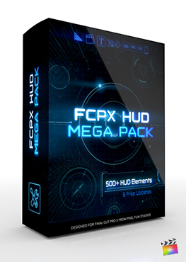 Final Cut Pro X Plugin FCPX HUD Mega Pack from Pixel Film Studios