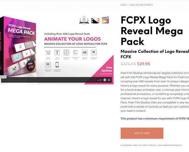 Cover image for FCPX Logo Reveal Mega Pack