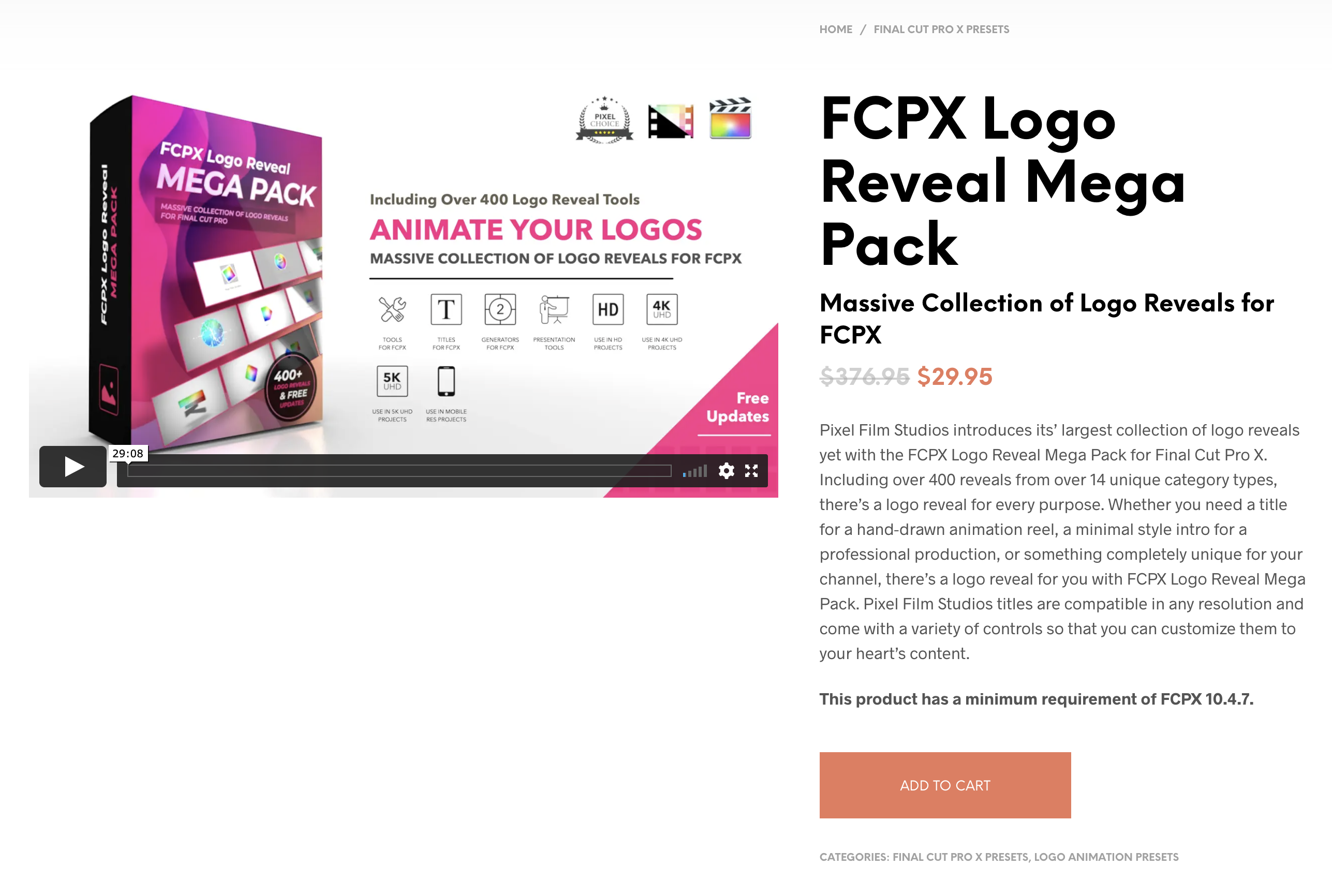 Pixel Film Studios unveils FCPX Logo Reveal Mega Pack - Final Cut Pro X and  Motion 5 Special Effects , Plugins, Transitions and Themes