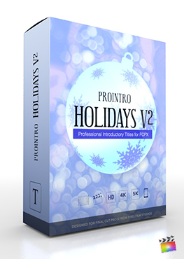 Final Cut Pro X Plugin ProIntro Holidays Volume 2 from Pixel Film Studios