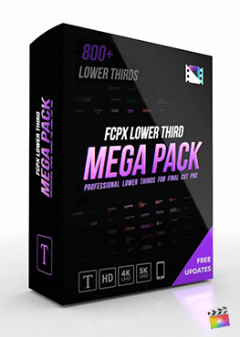 Final Cut Pro X Plugin FCPX Title Mega Pack from Pixel Film Studios