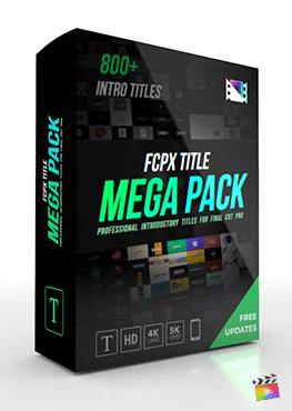 Final Cut Pro X Plugin FCPX Title Mega Pack from Pixel Film Studios