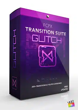 Final Cut Pro X Plugin FCPX Transition Suite Glitch from Pixel Film Studios