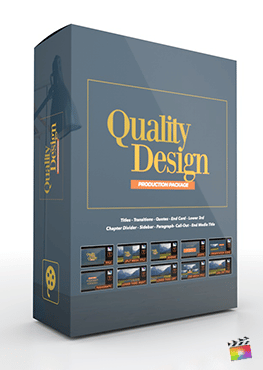 Pixel Film Studios presents Quality Design Production Package for Final Cut Pro