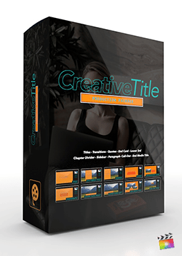 Pixel Film Studios presents Creative Title Production Package for Final Cut Pro