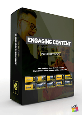 Pixel Film Studios presents Engaging Content Production Package for Final Cut Pro