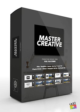 Pixel Film Studios presents Master Creative Production Package for Final Cut Pro