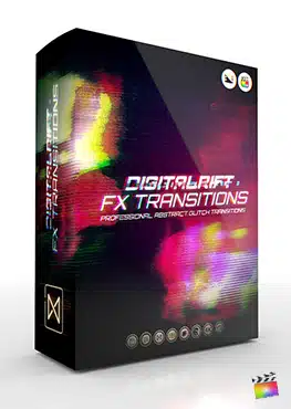 DigitalRift FX Transitions - Professional Abstract Glitch Transitions for Final Cut Pro from Pixel Film Studios
