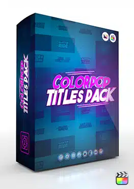 ColorPOP Titles Pack - Professional Vibrant 3D Titles for Final Cut Pro