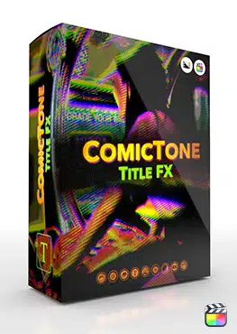 ComicTone Title FX - Professional Halftone Video and Text Effects for Final Cut Pro