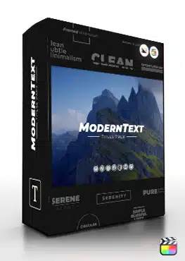 ModernText Titles Pack - Professional Minimal Style Text Tools for Final Cut Pro