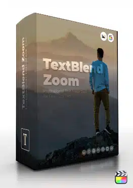 TextBlend Zoom - Professional Text Mask Tool for Final Cut Pro