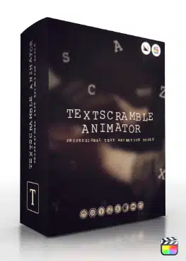 TextScramble Animator - Professional Text Animation Tools for Final Cut Pro