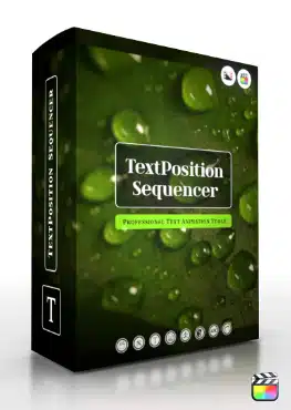 TextPosition Sequencer - Professional Text Animation Tools for Final Cut Pro