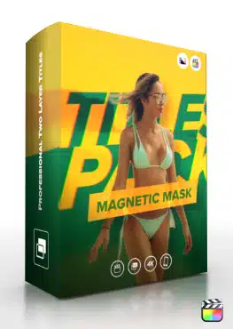 Magnetic Mask Titles Pack - Professional Layered Titles for Final Cut Pro